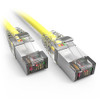 Accortec C6ASMB-Y1-ACC networking cable Yellow 12" (0.305 m) Cat6a U/FTP (STP) , C6ASMB-Y1-ACC