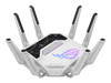 ASUS ROG Rapture GT-BE19000AI wireless router 10 Gigabit Ethernet Tri-band (2.4 GHz / 5 GHz / 6 GHz) White , GT-BE19000AI