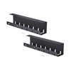 StarTech.com S2MB-DESK-CABLE-TRAY cable organizer Cable tray Black 2 pc(s) , S2MB-DESK-CABLE-TRAY