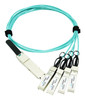 Axiom QDD-4X100G-AOC-1M-AX InfiniBand/fibre optic cable 39.4" (1 m) QSFP-DD 4x QSFP56 Aqua color , QDD-4X100G-AOC-1M-AX