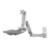 AMR1AWSL |Amer Networks Sit Stand Extend Workstation Wall Mount - AMR1AWSL