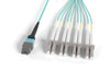 MTPFLC1MX8OM4-ENC |eNet Components MTP (F) OM4 AQUA MMF 1M - 8x LC SIMPLEX fiber optic cable - MTPFLC1MX8OM4-ENC