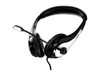 EG-36WHT |Ergoguys ERGOGUYS 3.5MM PLUG HEADSET BLACK/WHITE - EG-36WHT