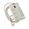 TLP808 |Eaton Protect It! 8-Outlet Surge Protector, 8 ft. Cord with Right-Angle Plug - TLP808