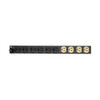 IBR12 |Eaton Tripp Lite Series Isobar 12-Outlet Network Server Surge Protector, 15 ft. 4.57 m Cord, 3840 Joules, Diagnostic LEDs, 1U Rackmount, Metal Housing - IBR12