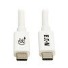 U521-1P0M-WH20G |Eaton USB4 20GPS CBL M M USB C 4K - U521-1P0M-WH20G