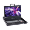 KVT617A |Black Box KVM LCD Console Tray - 17-in., Single-Rail, Touchpad, LED Backlight, USB, HDMI, DisplayPort, VGA - KVT617A