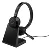 6699-833-399-01 , Jabra Evolve 65 TE Headset Wireless Head-band Office/Call center Bluetooth Charging stand Black - 6699-833-399-01