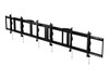 DS-MBZ947L-3X1 , Peerless DS-MBZ947L-3X1 Signage Display mount 48" Black
