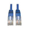 N002-100-BL , Tripp Lite N002-100-BL networking Cable Blue 1200.8" (30.5 m) Cat5e U/UTP (UTP)