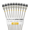 6ASTP34GRS1FT10PK , StarTech.com 6ASTP34GRS1FT10PK networking Cable Gray 12" (0.305 m) Cat6a U/FTP (STP) Round