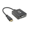 P131-06N-MINI , Tripp Lite P131-06N-MINI Video Cable Adapter 6" (0.152 m) Mini HDMI VGA (D-Sub) Black