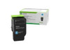 78C10CE , Lexmark 78C10CE Toner Cartridge Cyan