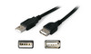 USBEXTAA15-5PK , AddOn Networks 15ft USB A - USB A USB Cable USB 2.0 181.1" (4.6 m) Black - USBEXTAA15-5PK