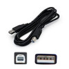 USBEXTAB15-5PK , AddOn Networks USBEXTAB15-5PK USB Cable USB 2.0 179.9" (4.57 m) USB A USB B Black