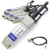 QSFP-4SFP25G-CU2-5M-AO , AddOn Networks QSFP-4SFP25G-CU2-5M-AO InfiniBand/fibre optic Cable 98.4" (2.5 m) QSFP28 4xSFP28 Stainless steel