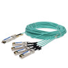 QSFP-4SFP25G-AOC20M-AO , AddOn Networks QSFP-4SFP25G-AOC20M-AO InfiniBand/fibre optic Cable 787.4" (20 m) QSFP28 4x SFP28 Active DAC