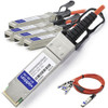 40GQSFP4SFPAOC1001AO , AddOn Networks 40GQSFP4SFPAOC1001AO InfiniBand/fibre optic Cable 393.7" (10 m) QSFP+ 4x SFP+