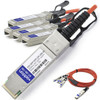 AOC-QSFP-4SFP-10G-10M-AO , AddOn Networks AOC-QSFP-4SFP-10G-10M-AO InfiniBand/fibre optic Cable 393.7" (10 m) QSFP+ 4xSFP+