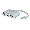 JU-H30C11-S1 , Siig JU-H30C11-S1 laptop dock/port replicator USB 3.2 Gen 1 (3.1 Gen 1) Type-C Silver