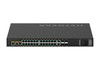 GSM4230P-100NAS , NETGEAR GSM4230P Managed L2/L3/L4 Gigabit Ethernet (10/100/1000) Power over Ethernet (PoE) 1U Black - GSM4230P-100NAS