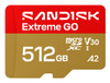 SDSQXGN-512G-GN6MN , SanDisk Extreme GO 256GB microSDXC UHS-I Memory Card - SDSQXGN-512G-GN6MN