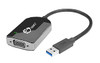 JU-VG0211-S1 , Siig JU-VG0211-S1 USB graphics Adapter Black