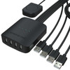 USB-USS4 , Sabrent USB-USS4 interface hub USB 2.0 Black