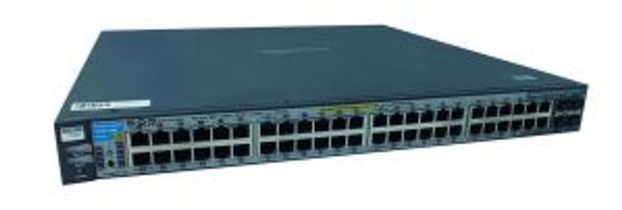 J8693A HP E3500yl-48G-PoE 48-Ports Layer-3 Managed Gigabit Ethernet Switch 48 x 10/100/1000Base-T LAN 1 x Expansion Slot 4 x SFP (mini-GBIC)