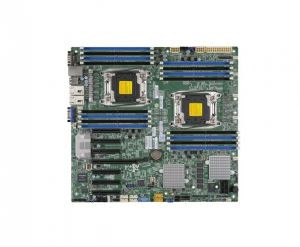 X10DRH-iT SuperMicro Dual Socket R3 LGA 2011 Xeon E5-2600 v4 / v3 Intel C612 Chipset DDR4 16 x DIMM 10 x SATA 6Gbps E-ATX Server Motherboard