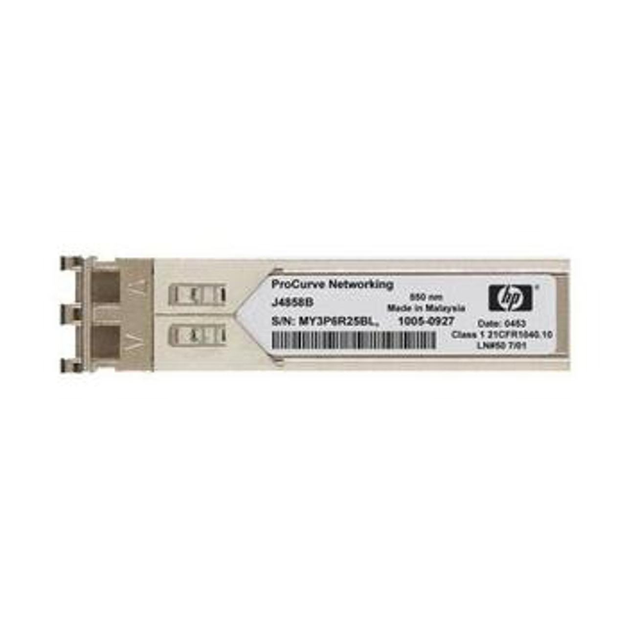 J4858-69201 HP ProCurve X121 1Gbps 1000Base-SX Multi-Mode Fibre 50m 850nm Duplex LC Connector SFP (Mini-GBIC) Transceiver Module