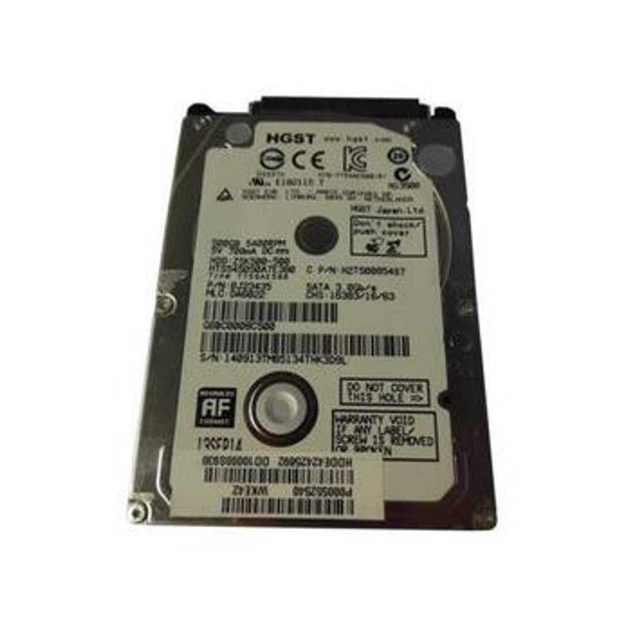 0J23435 Hitachi 500GB 5400RPM SATA 3.0 Gbps 2.5 8MB Cache Travelstar Hard Drive