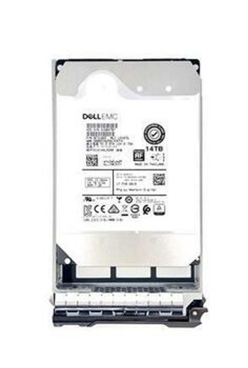 00GG47 Dell 14TB 7200RPM SAS 12Gbps 512e 512MB Cache 3.5-inch Internal Hard Drive Mfr