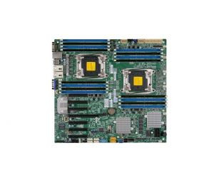 MBD-X10DRI-T-B SuperMicro X10DRi-T Dual Socket R3 LGA 2011 Xeon E5-2600 v4 / v3 Intel C612 Chipset DDR4 16 x DIMM 10 x SATA 6Gbps E-ATX Server Motherb