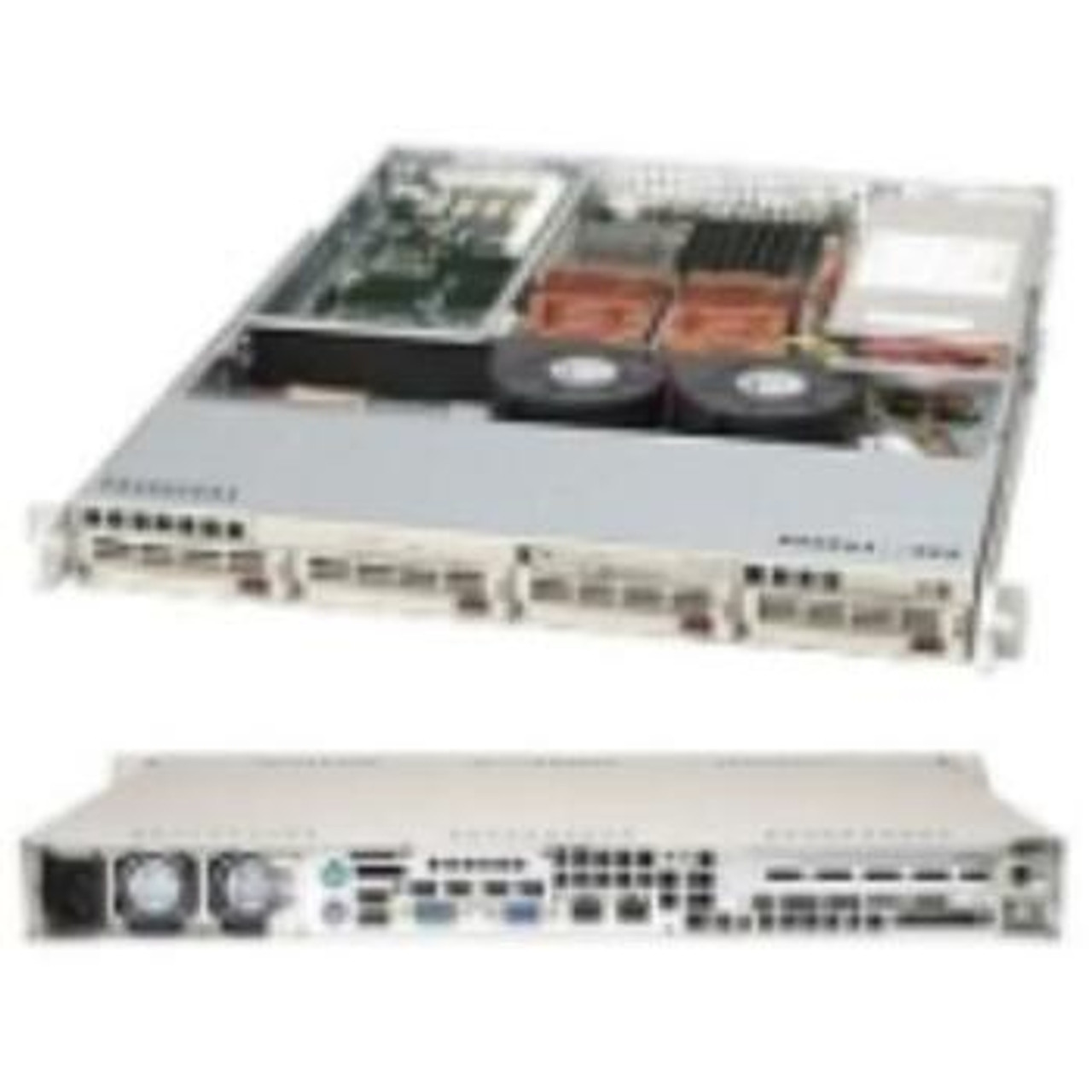 CSE-813TQ-520C SuperMicro 520watt Hot-Swap Ps SAS SATA Superchassis (1-User) (Beige)