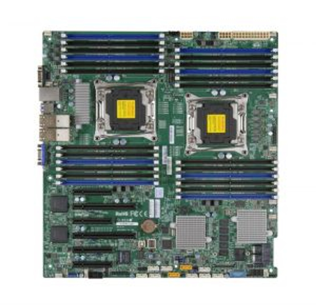 MBDX10DRILN4O SuperMicro X10DRi-LN4 Dual Socket R3 LGA 2011 Xeon E5-2600 v4 / v3 Intel C612 Chipset DDR4 24 x DIMM 10 x SATA 6Gbps EE-ATX Server Mothe