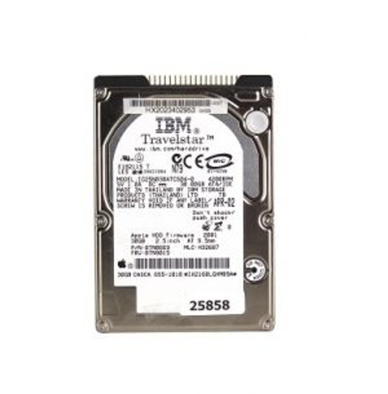07N8326 IBM 30GB 4200RPM ATA 100 2.5 2MB Cache Hard Drive