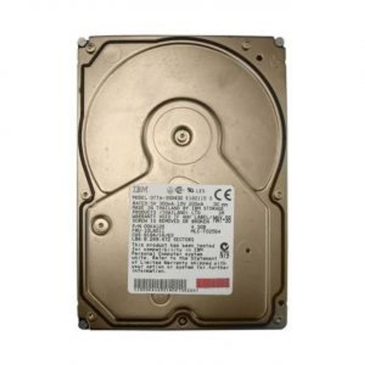 00K4120 IBM 4GB 5400RPM ATA 33 3.5 512KB Cache Deskstar Hard Drive