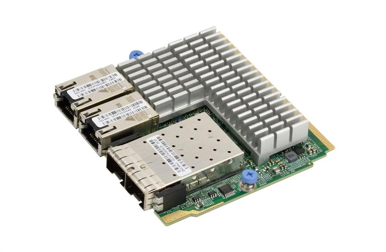 AOC-MH25G-m2S2T SuperMicro (2-Ports 25Gbps SFP28 and 2-Ports RJ-45 10GBase-T) Network Adapter