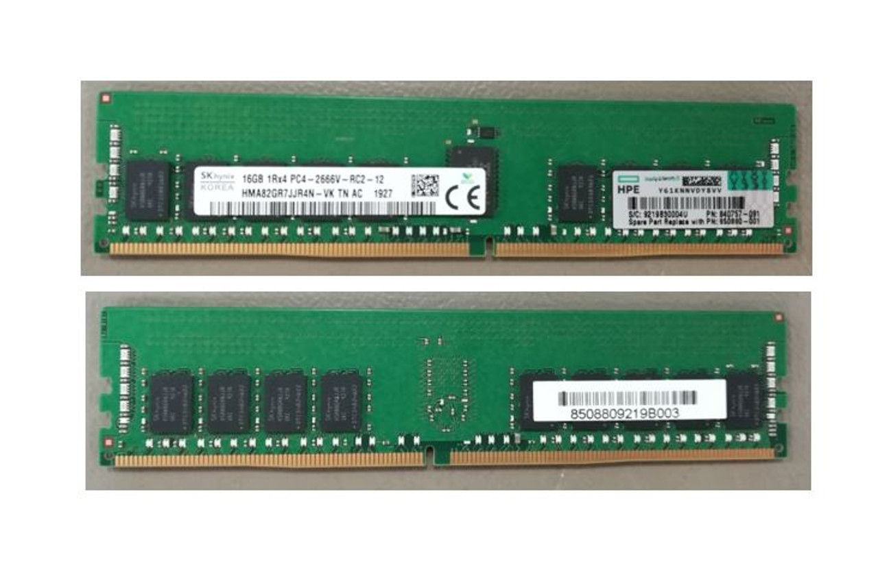 850880-001 , HPE 850880-001 memory module 16 GB 1 x 16 GB DDR4 2666 MHz
