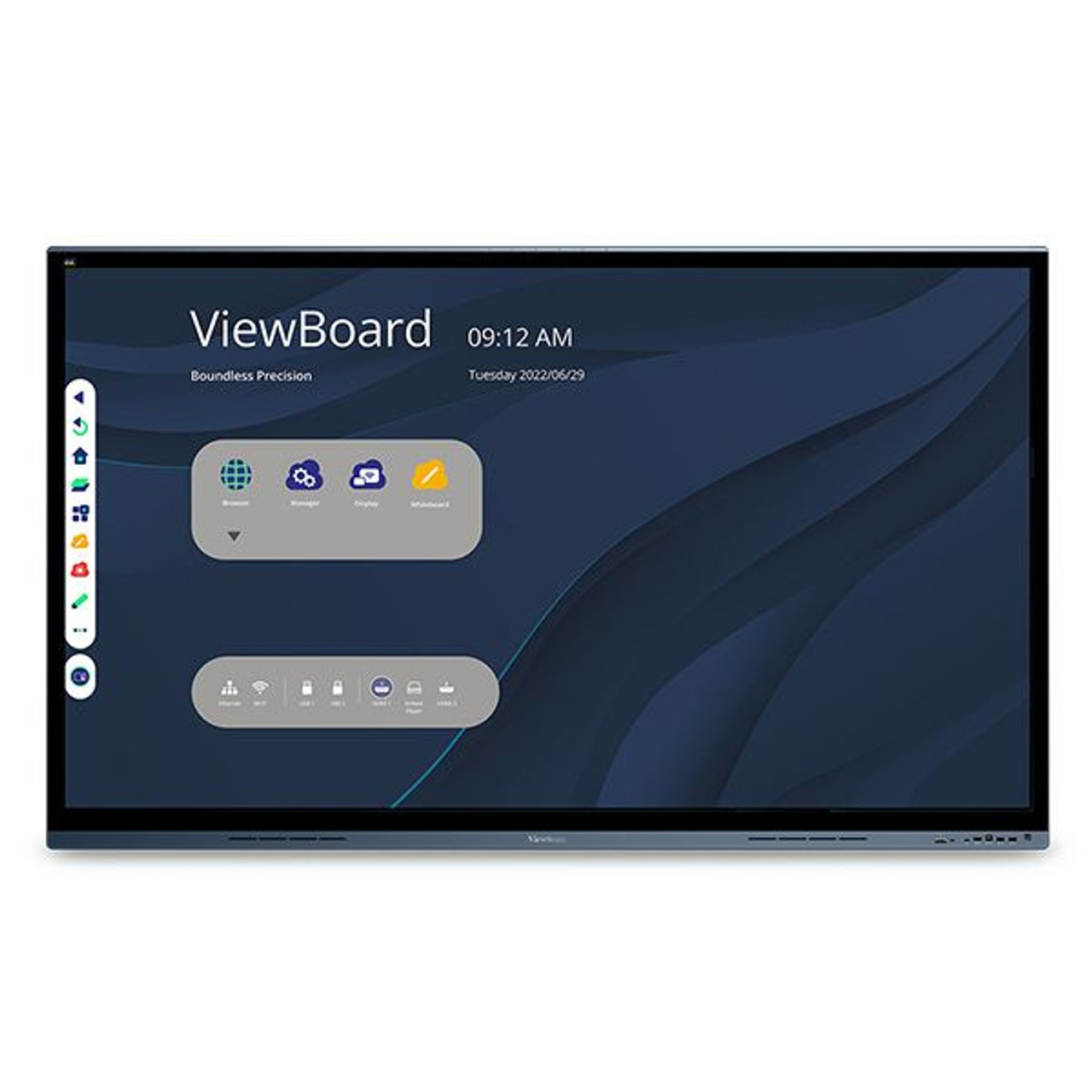 IFP6562 , Viewsonic IFP6562 signage display Interactive flat panel 65" LED Wi-Fi 350 cd/m² 4K Ultra HD Black Touchscreen Built-in processor Android 8.0