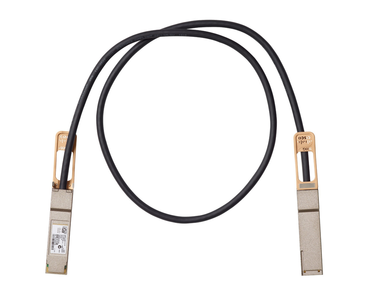 QSFP-100G-CU3M= | Cisco QSFP-100G-CU3M= InfiniBand/fibre optic cable 118.1" (3 m) QSFP-100G-CU3M= | Cisco QSFP-100G-CU3M= InfiniBand/fibre optic cable 118.1" (3 m)