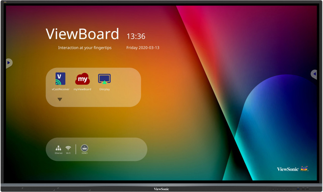 IFP7550-C0 | ViewSonic ViewBoard IFP7550-C0 IFP50 Series - 75" LED-backlit LCD display - 4K - for digital signage / interactive communication
