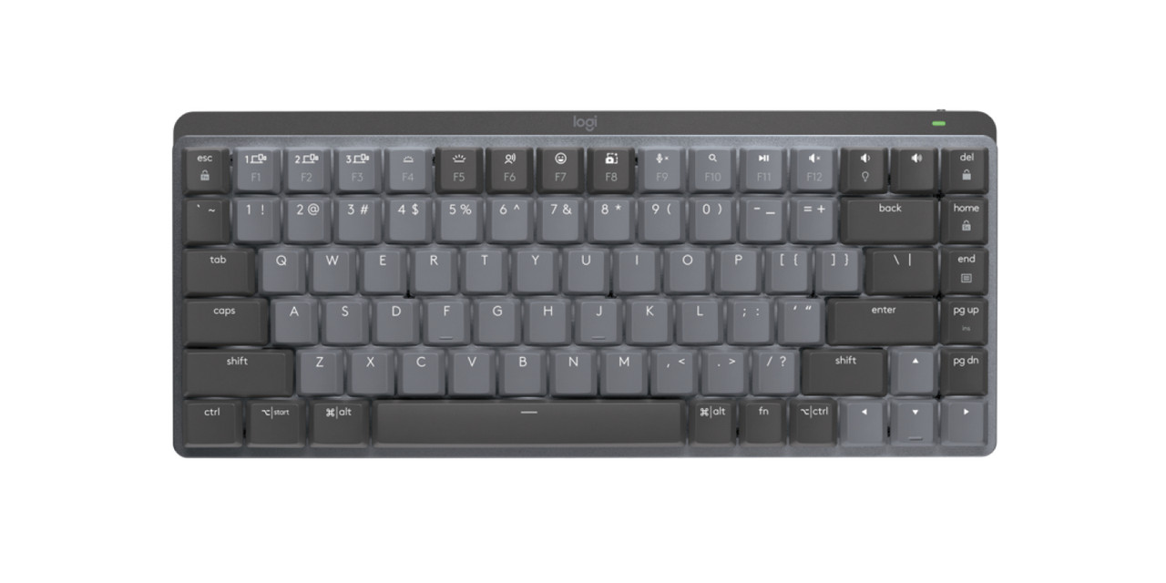 920-010552 | Logitech MX Mini Mechanical keyboard Office RF Wireless + Bluetooth QWERTY US English Graphite, Gray
