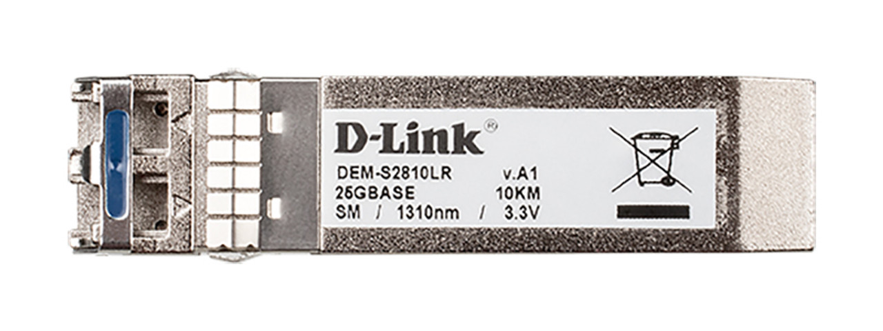 DEM-S2810LR | D-Link DEM-S2810LR network transceiver module Fiber optic 25000 Mbit/s SFP28 1310 nm