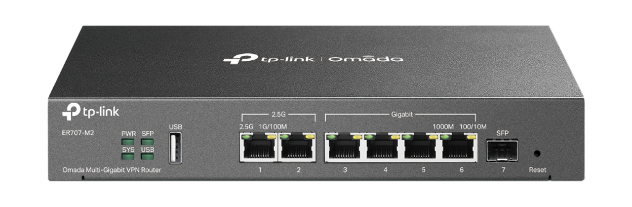 ER707-M2 | TP-Link Omada ER707-M2 wired router 2.5 Gigabit Ethernet, Fast Ethernet, Gigabit Ethernet Black
