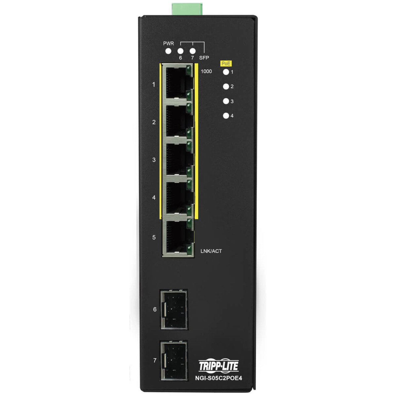 NGI-S05C2POE4 | Tripp Lite NGI-S05C2POE4 network switch Managed Gigabit Ethernet (10/100/1000) Power over Ethernet (PoE) Black NGI-S05C2POE4 | Tripp Lite NGI-S05C2POE4 network switch Managed Gigabit Ethernet (10/100/1000) Power over Ethernet (PoE) Black