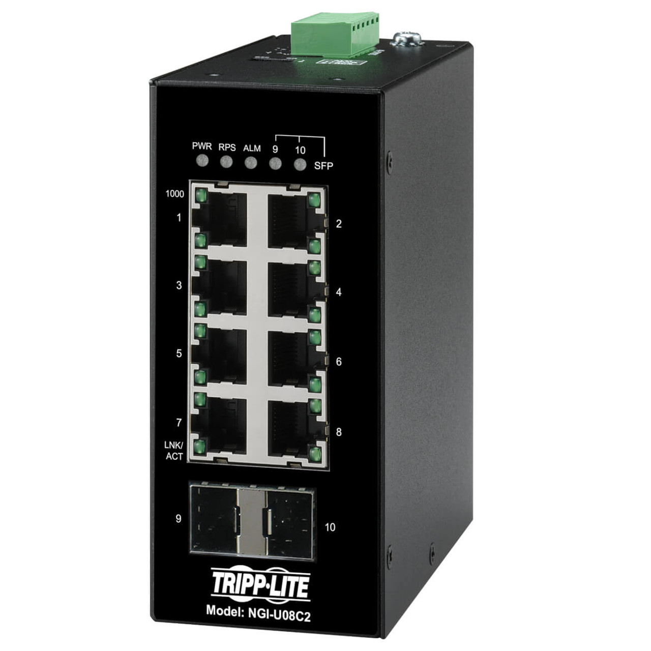 NGI-U08C2 | Tripp Lite NGI-U08C2 network switch Unmanaged Gigabit Ethernet (10/100/1000) Black NGI-U08C2 | Tripp Lite NGI-U08C2 network switch Unmanaged Gigabit Ethernet (10/100/1000) Black