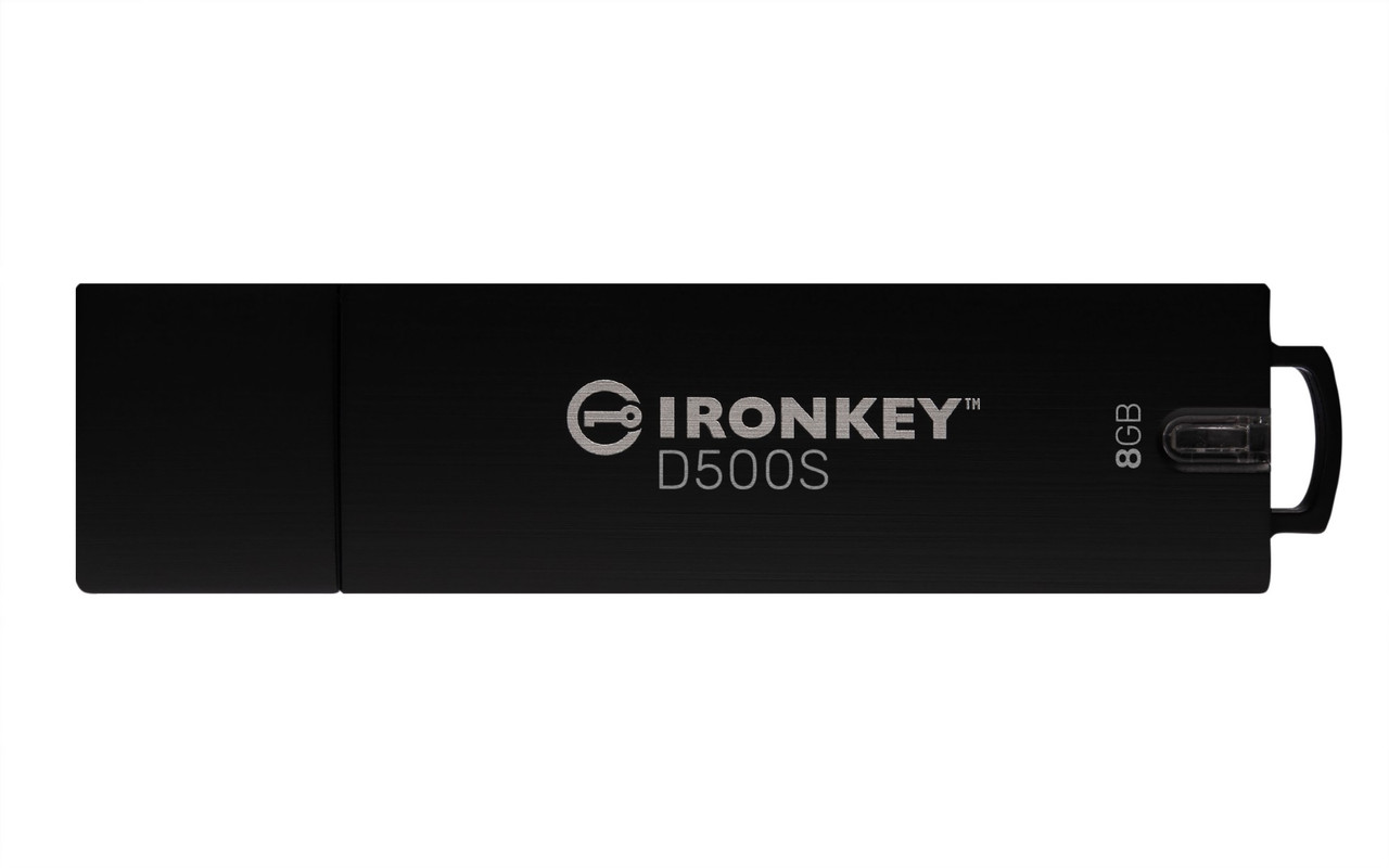 IKD500S/8GB | Kingston Technology IronKey D500S USB flash drive 8 GB USB Type-A 3.2 Gen 1 (3.1 Gen 1) Black
