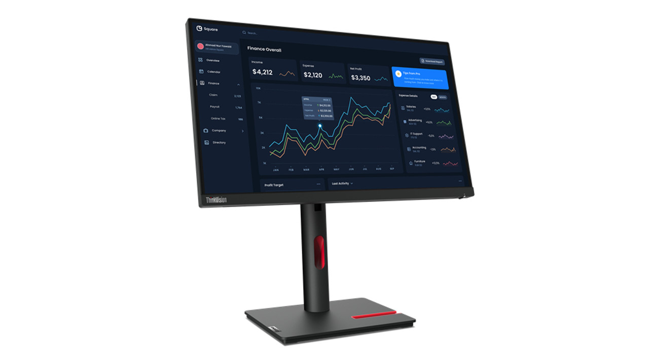 63B0MAT6US | Lenovo ThinkVision T22i-30 LED display 21.5" 1920 x 1080 pixels Full HD Black